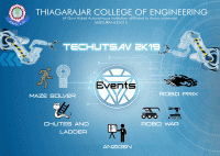 TECHUTSAV 2K19 Mechatronis Technical Symposium Poster